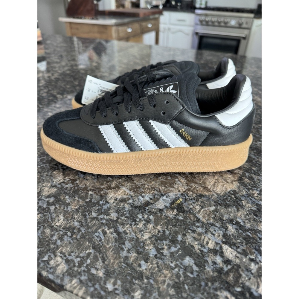 adidas GS Samba XLG Shoes Black/White JH6517. Shoes, Sneakers Sz 5.5 NWOB